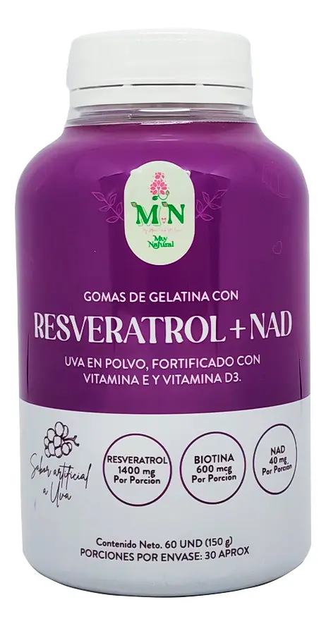 Gomas de Resveratrol + NAD